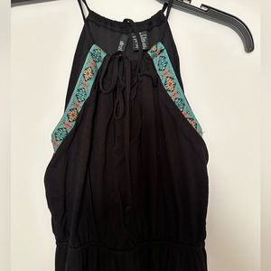 Black maxi dress